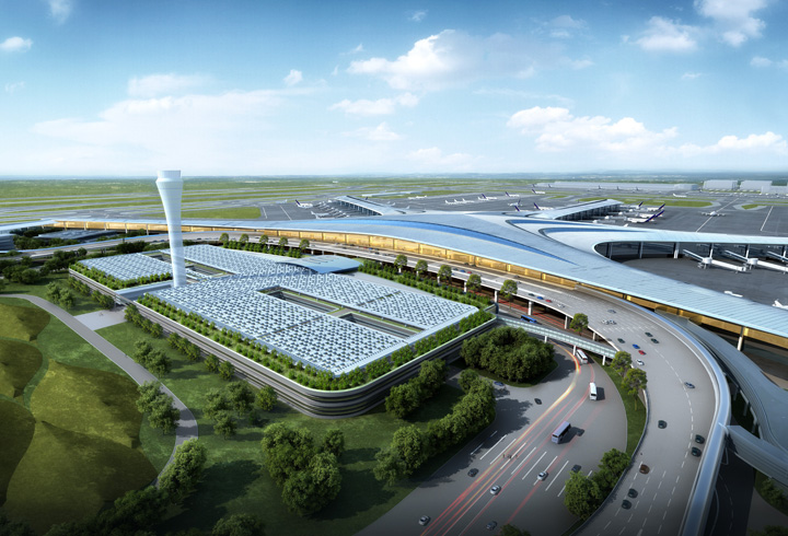 青島新機場建設工程信息中心、能源中心、空管塔臺和業務區、貴賓樓工程等